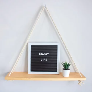 Simple and Elegant Handmade Macrame Wall Hanging Shelf Planter