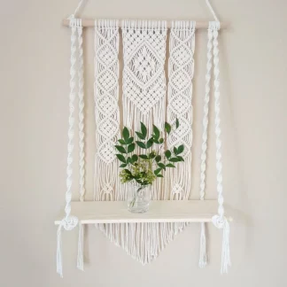 Most Selling Handmade Macrame Wall Hanging Shelf Planter