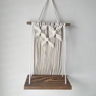 Wall Decors Handmade Macrame Wall Hanging Shelf Planter